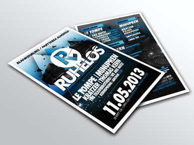 Eventflyer// Ruhelos